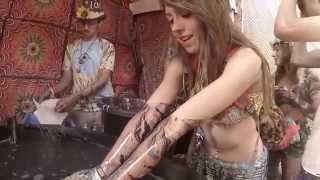 Body Paint Session at Electric Forest 2015 // Sound & Silence Live