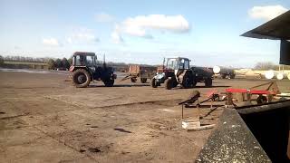 МТЗ - 82 на трех колесах) тольки русские так умеют