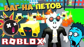БАГ ОДЕТЬ МНОГО ПИТОМЦЕВ В СИМУЛЯТОРЕ ГУЛЯЮЩИХ ПИТОМЦЕВ! Roblox Pet Walking Simulator
