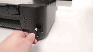 Canon PIXMA MG3520 - Wireless Setup with a USB cable on a Mac Computer