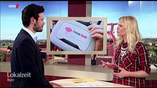 Lukas Lamla in der WDR Lokalzeit Ruhr zu Freifunk