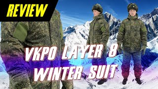 Suit Winter VKPO (VKBO) 8 layer, Cap insulated (ushanka), Gloves insulated. Russian Cold Camo