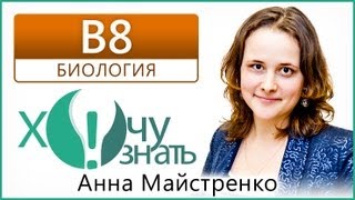B8 по Биологии Демоверсия ЕГЭ 2013 Видеоурок