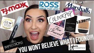 TJMAXX, MARSHALLS AND ROSS MAKEUP FINDS! YOU'LL NEVER GUESS WHERE I FOUND COLOURPOP!!!!