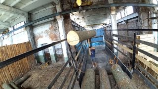 Загрузка бревнами. ПЕРЕГРУЗ!!! Рейс №8 день 2. ДАЛЬНОБОЙ 5708
