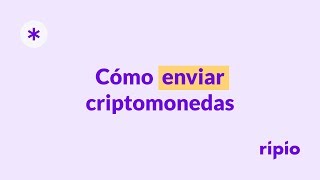 Cómo enviar criptomonedas