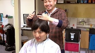 ヘルメット卒業！おっさん4人の散髪動画...