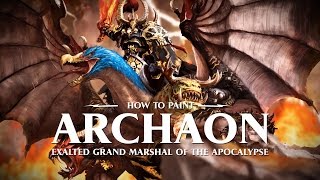 How to paint Archaon, Exalted Grand Marshal of the Apocalypse.