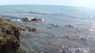 Красивый вид на море. Шум волн. Прибой. Морской бриз. Релакс. Медитация. Курортное. Крым.