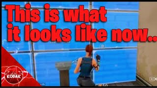 You Can NO LONGER Look Through Your Wall While Editing! [Fortnite 4.5 Patch Notes]