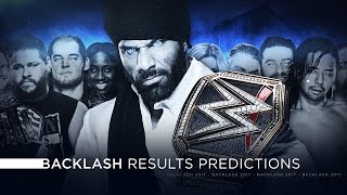 WWE Backlash 2017 - Results Predictions
