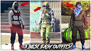 *3 EASY & Simple* GTA 5 ONLINE * Using Clothing Glitches Rng/Tryhard "Not Modded