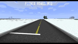 Roads in Minecraft - Flenix Roads Mod