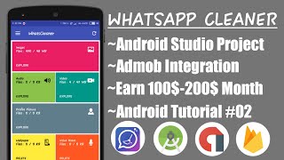 Whatsapp Cleaner App Source Code || Android Studio Tutorial Hindi #02