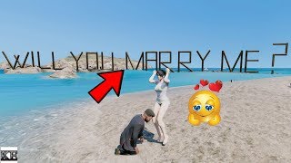 GTA 5 REAL LIFE MOD SS3 #8 FRANKLIN PROPOSES TO HIS GIRLFRIEND MIA! (GTA 5 Mods)