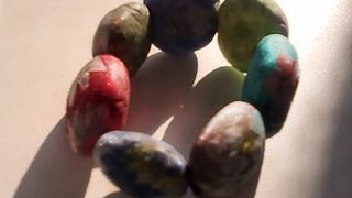 How to make a bracelet out of salt dough. Как сделать браслет из соленого теста