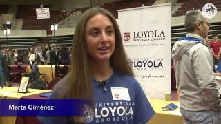 Dando a conocer el Dual Businnes Degree en 'Loyola Weekend'