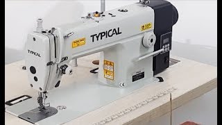 Описание промышленной швейной машины Typical GC6150 со встроенным сервоприводом.