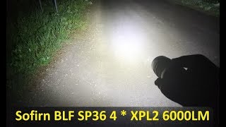 Обзор фонаря Sofirn BLF SP36 4 * XPL2 6000LM