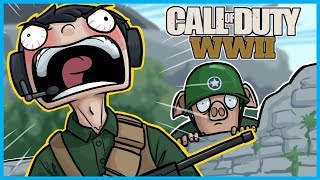 Call of Duty: World War II Funny Moments! - Extreme Nogla Rage, Goofy the Crackhead, More LEGIQN!