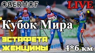 Биатлон. Кубок Мира. Эстафета. Женщины.