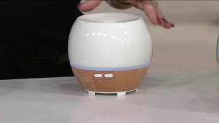 HoMedics Ellia Ultrasonic Aromatherapy Essential Oil Diffuser on QVC