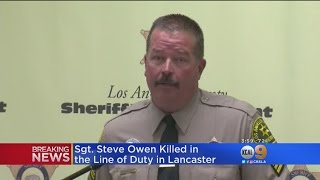 LA County Sheriff's Sergeant Dies In Lancaster Shooting; Suspect Arrested