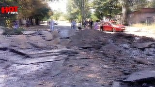 Авиаудар Донецк ул.Сеченова 06.08.2014