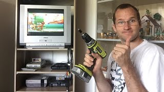 Comment fabriquer un meuble jeux video RETROGAMING, le tuto !