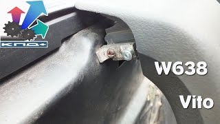 Мерседес Вито 638 ремонт дверной ручки Mersedes Vito 638