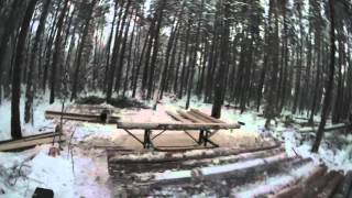 Строительство избушки в Тайге. Yamaha VK 540.