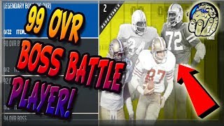 Here's How I'm Getting my free 99 OVR Boss Battle Player In Madden 18 Ultimate Team