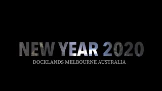 New Year 2020 Fireworks at Docklands Melbourne, Australia