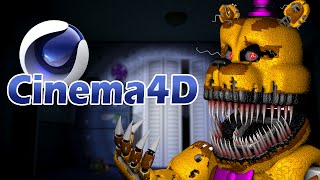 NIGHTMARE FREDBEAR RIG DOWNLOAD! | CINEMA4D | Five Nights at Freddy's 4