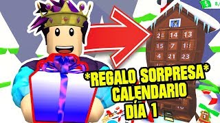 *PRIMER REGALO* calendario de adviento ADOPT ME *increíble* Roblox ?
