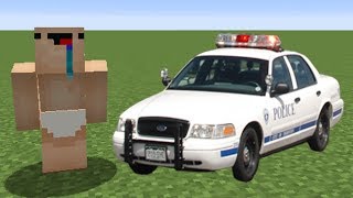 НУБ СКРАФТИЛ КРУТУЮ ПОЛИЦЕЙСКУЮ МАШИНУ В МАЙНКРАФТ! СЕКРЕТНЫЙ КРАФТ! MINECRAFT