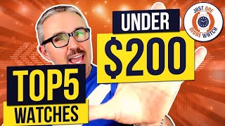Top 5 Best Value Watches Under $200 - Seiko, Tissot, Orient, Certina