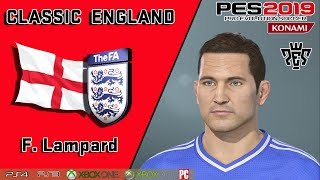 F. LAMPARD  face+stats  (Classic England) PES 2019