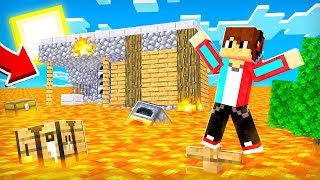 ВЫЖИВАНИЕ В МИРЕ ГДЕ ПОЛ ЭТО ЛАВА В МАЙНКРАФТ 100% ТРОЛЛИНГ ЛОВУШКА MINECRAFT КАК ВЫЖИТЬ В ЛАВЕ