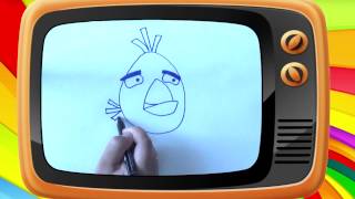 Как нарисовать птичек Angry birds. Часть 2. Оживающие рисунки. Наше_всё!