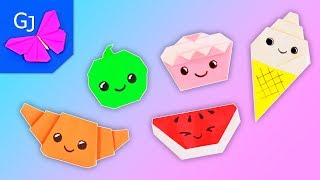 DIY Kawaii ОРИГАМИ СЛАДОСТИ из бумаги
