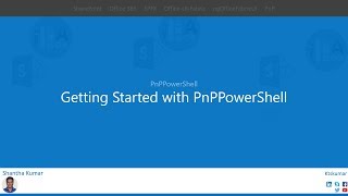 Getting Started with PnP PowerShell