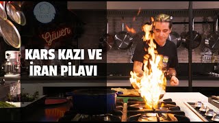 Bir Kaz İle Eksiksiz Bir Sofra Hazırladım! (İran Pilavı, Kars Kazı ve Yayla Çorbası)