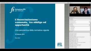 10/2/2016 - Associazionismo comunale: tra obbligo ed opportunità