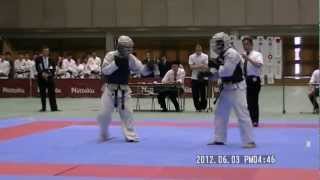 日本拳法 2012全国大学選抜選手権大会 決勝戦 第五試合