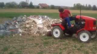 Shrnovani suti malotraktor domaci vyroby