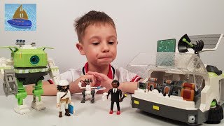 Игровой набор Супер Четверка | История про Космолет Хамелеон с Джином | Видео Игрушки из мультика