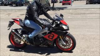 APRILIA RSV4 RR (2017) WITH AKRAPOVIC EXHAUST TEST RIDE