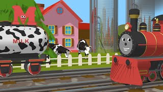 Learn about the Letter M - The Alphabet Adventure With Alice And Shawn The Train