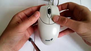 Винтажная оптическая мышка Genius GM-04003P.